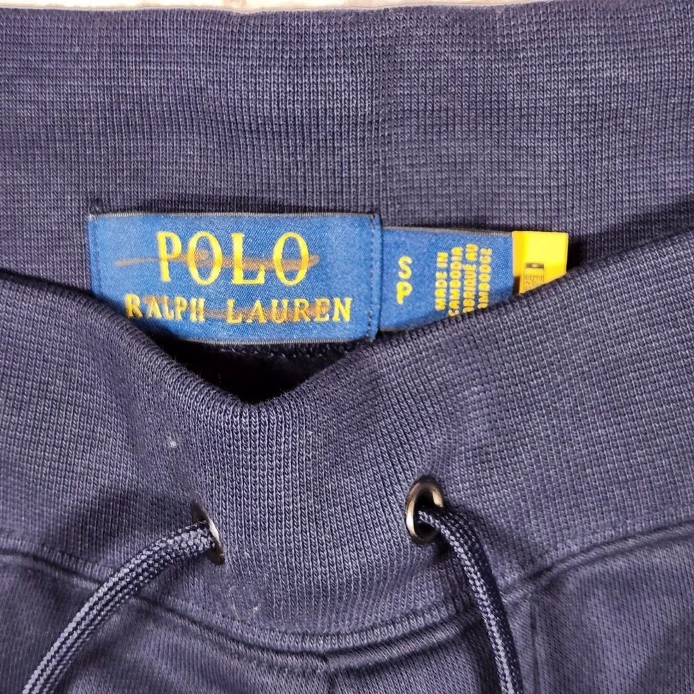 Ralph Lauren Color Block Jogger Sweatpants Navy White‎ Green Size S $175 New